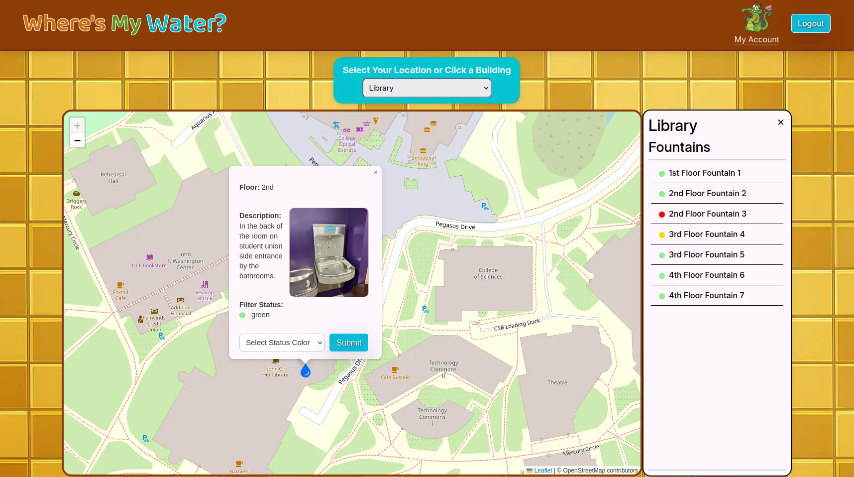Screenshot of LabScity home feed